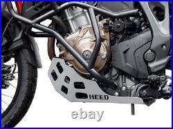Sabot moteur Heed HONDA CRF 1100 AFRICA TWIN (2020-2023) acier argenté