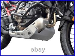 Sabot moteur Heed HONDA CRF 1100 AFRICA TWIN (2020-2023) acier argenté