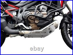 Sabot moteur Heed HONDA CRF 1100 AFRICA TWIN (2020-2023) acier argenté