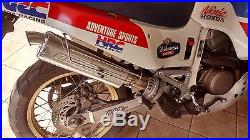 Scarico Terminale silenziatore Racing Booster Honda 650 Africa Twin 1988-1989