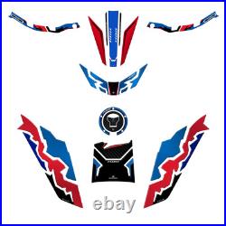 Set Autocollant 3d moto Protections Honda Africa Twin 1100 L CRF 2025 compatible