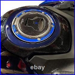 Set Autocollants Moto 3D Compatible Avec Honda AFRICA TWIN 1100 2022-2023 Bleu