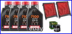Set / Entretien Honda CRF Africa Twin 1100 Huile Motul 7100 10W40 Filtres Air Set / Entretien Honda CRF Africa Twin 1100 Huile Motul 7100 10W40 Filtres Air