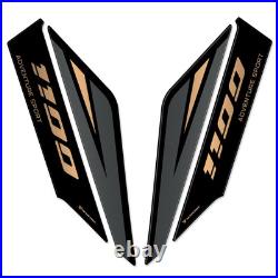 Set Kit Autocollant 3d moto Honda Africa Twin Adv Sports 2024 Black compatibles Set Kit Autocollant 3d moto Honda Africa Twin Adv Sports 2024 Black compatibles