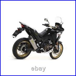 Silencieux ARROW Slip-On Maxi Race-Tech Titane pour Honda Africa Twin 1100 Silencieux ARROW Slip-On Maxi Race-Tech Titane pour Honda Africa Twin 1100