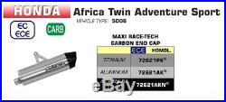 Silencieux Arrow Maxi Race-tech Titane Honda Africa Twin Adv Sport 2018 72621pk