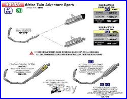 Silencieux Arrow Maxi Race-tech Titane Honda Africa Twin Adv Sport 2018 72621pk