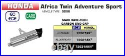 Silencieux Arrow Race-tech Dark Honda Africa Twin Adv Sport 2018/2019 72621akn