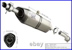 Silencieux GRmoto Carbone Titane pour Honda Africa Twin CRF1100 2020-2026