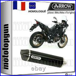 Silencieux Hom Arrow Maxi Race-tech Noir C Honda Crf 1100 L Africa Twin 2020 20