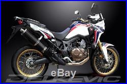 Silencieux Kit 450mm Ovale FibreDeCarbone Honda CRF1000L Africa Twin 2016 201