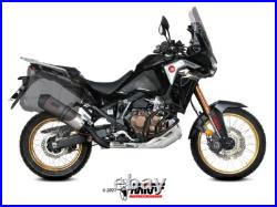 Silencieux MIVV Ovale Carbone Titane Pour Honda Crf 1100 L Africa Twin 2020-202