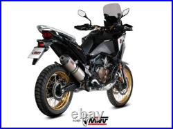 Silencieux MIVV Ovale Carbone Titane Pour Honda Crf 1100 L Africa Twin 2020-202