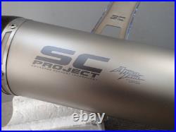 Silencieux d'échappement Honda Africa Twin CRF1000L 16-20 SC Project Slip-on Silencieux d'échappement Honda Africa Twin CRF1000L 16-20 SC Project Slip-on