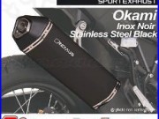 Slip-On Exhaust Remus Stainless steel black Honda CRF 1000 L Africa Twin 2016